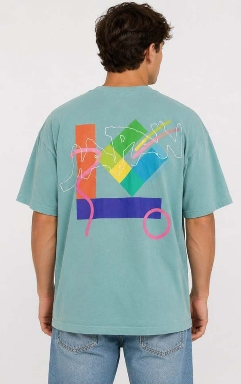 Surf Is Dead Aqua Graphic T Shirt Size 2XL Beach New Outdoors Excellent Cr80